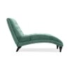 Pion Velvet Chaise Launger in Blue Colour