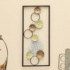 W-Hiten Abstract Metal Wall Decor in Multicolor Set of 1