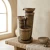 Water Fountain Serenity Cascade Water Fountain in 3 Tier in Multicolor Colour