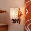 Devansh Metal Electric Wall Light in Antique Gold Colour with Multi Shade Count of 1 Light