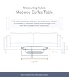 Roundway Solid Wood Coffee Table In  Natural Finish