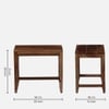 Aveline Solid Wood Side Table in Dual Tone Finish