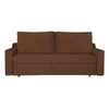 Step 3 Seater Pull Out Sofa cum Bed  in Brown Colour