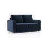 Apollo Sofa Set (Colour : Cobalt, Cushion : Hard, Back Type : Regular, Seater : 2+1+1)