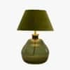 Vera Handicrafted Table Lamp in Green and Printed Colour
