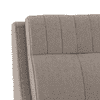 Stanhope Upholestry Hydraulic King Size Bed In Shitake Beige Premium Chenille