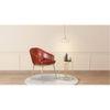 Tyson Leather Dining Chair in Multicolor