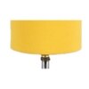 Teagan Yellow cotton & solid wood table lamp