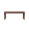 Monterey 6 Seater Dining Set with 1 Bench and 4 Chairs (Rubberwood, Dark Cappuccino Finish)
