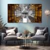 The Castle Decor Nature Art Wall Painting Wooden Framed 27x48 Inch (Style 2)
