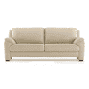 Farina Essential 3 Seater Fabric Sofa in Pearl Colour