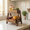 Louisa Wooden Kitchen Countertop Organiser