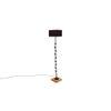 Edythe Black Cotton Shade Floor Lamp