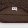 Rosa Dark Brown Melange Decorative Cushion Cover 12 x 20 Inches