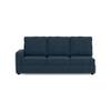 Apollo Sofa (Colour : Indigo Blue, Cushion : Hard, Back Type : High Back, Seating Capacity : Right Aligned 3 Seater + Right Aligned Chaise + Ottoman)