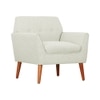 Thomas Fabric Lounge Chair in Light Green Color