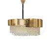 Ellie Gold Metal 12 Light Crystal Chandelier