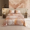Stoa Paris 300TC UltraSatin King Size Comforter,  Lightweight, Champagne Gold