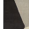 Jaipur Rugs Soft Abstract Wool Silk Knotted Rug White 4x6 ft