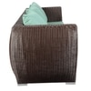 Nantes 3+1+1 Seater Wicker Sofa Set in Brown Colour