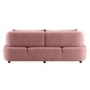 Henry Velvet 3 Seater Sofa Peach color