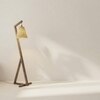 Zed Beige Jute Floor Lamp with Beige Jute Base