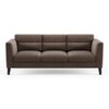 Lewis 3 Seater Fabric Sofa in Daschund Brown Colour