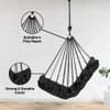 Swingzy Premium Hanging Swing Chair for Kids and Adults Black