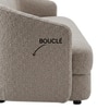 Elegantensemble Wood 3 Seater With Upholstery Non Storage Sofas In Grey Colour