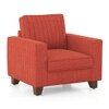 Apollo Neo 1 Seater Fabric Sofa In Lava Colour