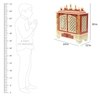 D'Dass Sheesham and Mdf Wooden Home Temple For Pooja Mandir For Home