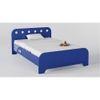 Muppets Engineered Wood Bed in Electric Blue Colour