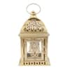 Gold Metal Moroccan-Inspired Dome Lantern