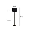 Devansh Wood Floor Lamp