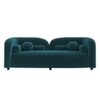 Homro Velvet 2 Seater Sofa in T Blue Colour