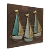 W-Perry Abstract Metal Wall Decor in Multicolor Set of 1