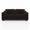 Esquel Premium 3 Seater Fabric Sofa in Deep Brown Velvet Colour