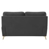 Osbert Velvet 2 Seater sofa in Dark Grey color