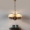 Devansh Wood Wall Mounted Lamp With Black Cotton Shade