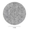 Neulooms Handloom Knotted Reversible Flatweave Round Rug Olive Green or Ivory 4ft