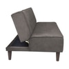 Palermo 3 Seater Sofa Cum Bed In Grey Colour