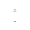 Ryker Multicolour Fabric Floor Lamp with Black Iron Base