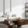 Chitrang Coffee Table In Tubbeco Teak Finish