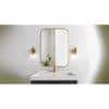 Aluminium Rectangular Decorative wall mirror by elegant arts and frames (Mirror size 500X700 mm)