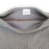 Moss Knit Light Grey Melange Cotton Knitted Decorative Cushion Cover 16 x 16 Inches