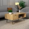 Hexa Engineered Wood Coffee Table With 1 Drawer In Giant Wood