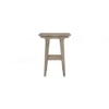 Scandinavian Forres Oak Side Table in Beige Colour