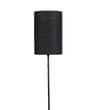 Montgomery Black Cotton Shade Floor Lamp
