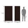 Magellan Solid Wood 2 Door Wardrobe in Mahogany Finish