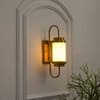 Oasis Glass and Metal Wall Light